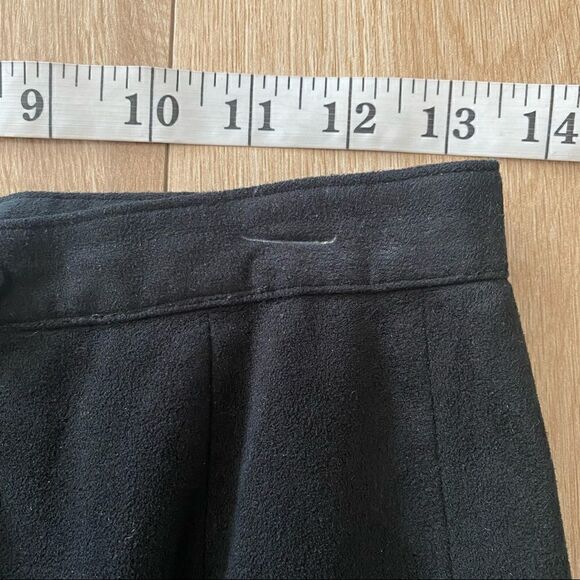 Suede Leather High Waist Pencil Skirt Womens Size 26 - Picture 3 of 6